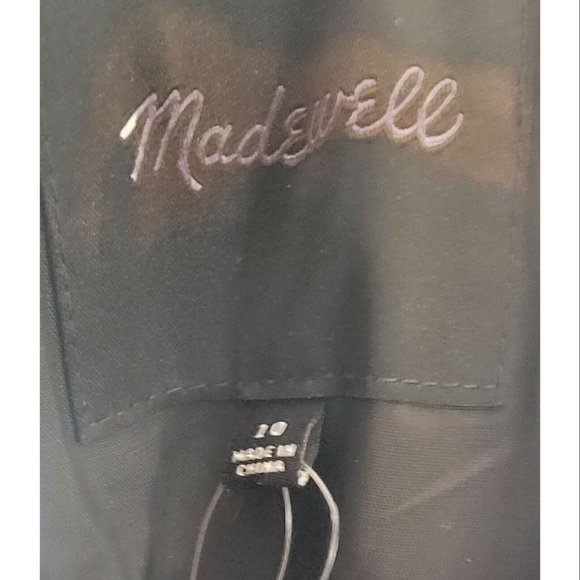 Madewell Emery Car Coat, Heather Grey, Women's Size 10, NWOT - Picture 7 of 7